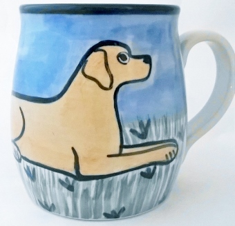 Labrador Yellow -Deluxe Mug - Click Image to Close